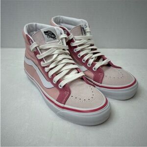 ARITZIA TNA x Vans Limited Edition Sk8 Hi 38 Dx High Top Lace Up Pink Sneakers